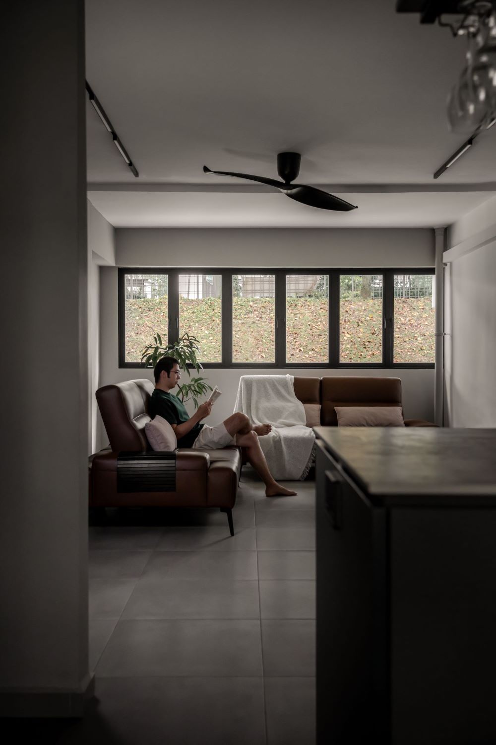 Living Area HDB interior design at 404 Serangoon Avenue 1, 5-room HDB resale