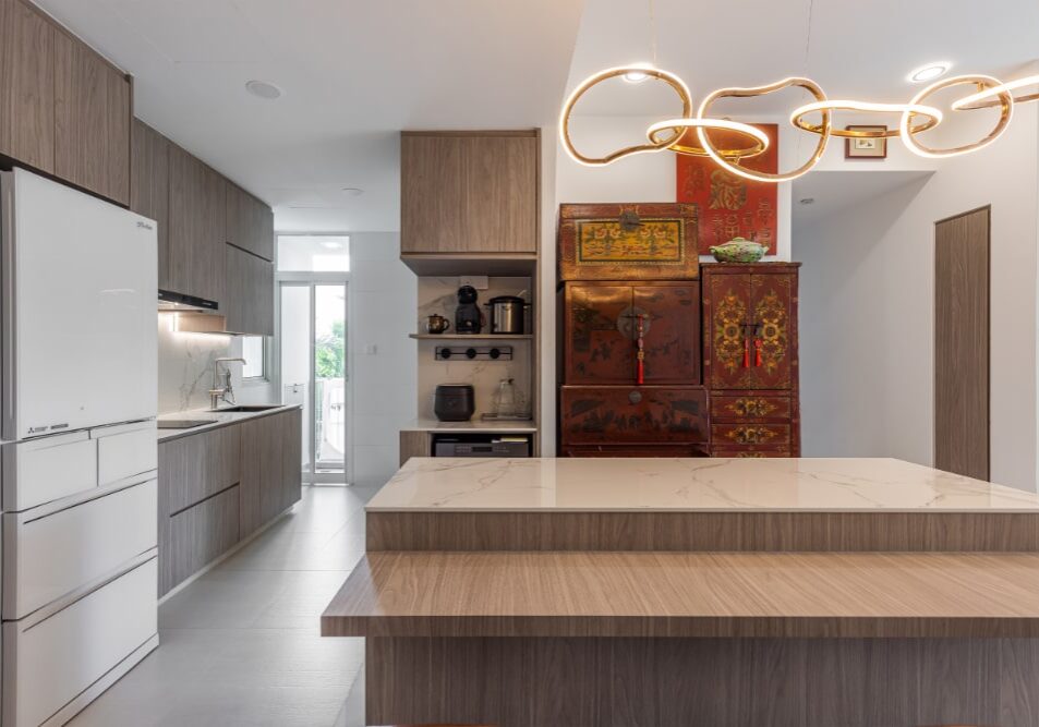 Cascadia Bukit Timah dry kitchen | Condo Interior Design